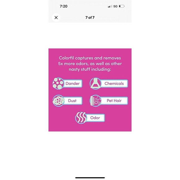 Air Filter MERV 8 Pets Deodorizing HVAC System Pet Hair Removal 6 Pack New - Picture 10 of 11